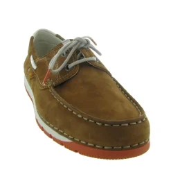 mocassins - Bateau - homme - Nubuck - Chestnut - Fluchos