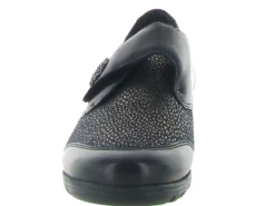 mocassins - Compensé - femme - Cuir - Noir - Mephisto