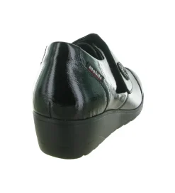 mocassins - Compensé - femme - Cuir - Noir - Mephisto