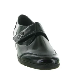 mocassins - Compensé - femme - Cuir - Noir - Mephisto