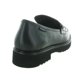 mocassins - Compensé - femme - Cuir - Noir - Mephisto