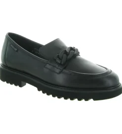 mocassins - Compensé - femme - Cuir - Noir - Mephisto