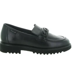 mocassins - Compensé - femme - Cuir - Noir - Mephisto