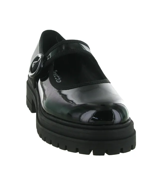 mocassins - Compensé - femme - Cuir - Noir - Repetto