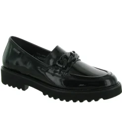 mocassins - Compensé - femme - Cuir - Noir - Mephisto