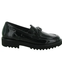 mocassins - Compensé - femme - Cuir - Noir - Mephisto