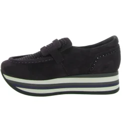 mocassins - Compensé - femme - Nubuck - Violet - Softwaves