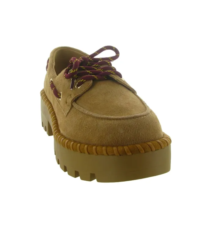 mocassins - Compensé - femme - Nubuck - Marron - Colors of california