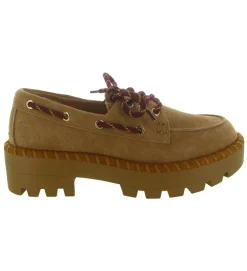 mocassins - Compensé - femme - Nubuck - Marron - Colors of california