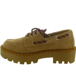 mocassins - Compensé - femme - Nubuck - Marron - Colors of california