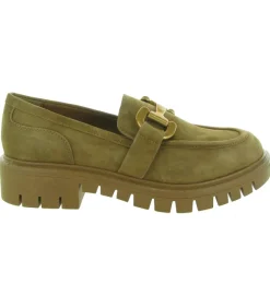 mocassins - Compensé - femme - Nubuck - Marron - Julie dee