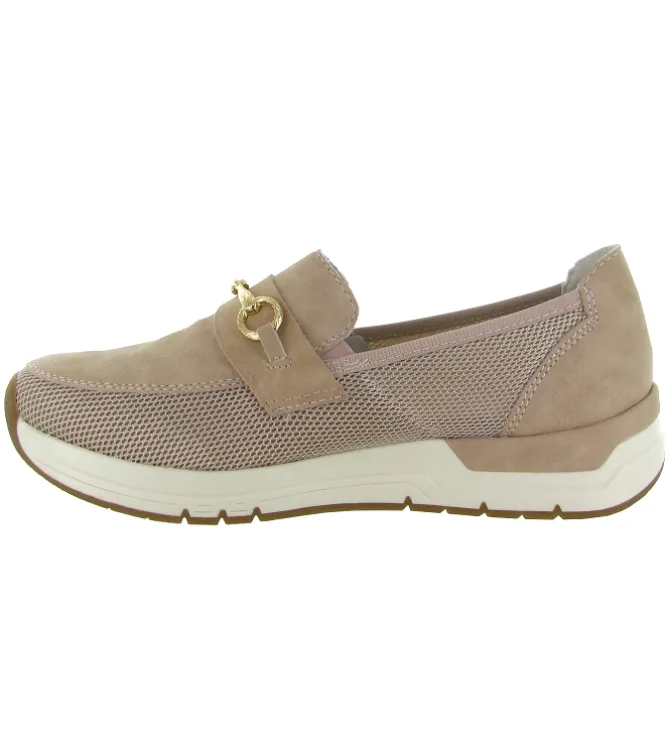 mocassins - Compensé - femme - Synthétique - Rose - Rieker