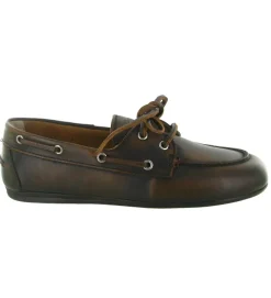 mocassins - Décontracté - femme - Cuir - Marron - Posa