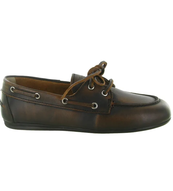 mocassins - Décontracté - femme - Cuir - Marron - Posa