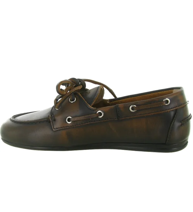 mocassins - Décontracté - femme - Cuir - Marron - Posa