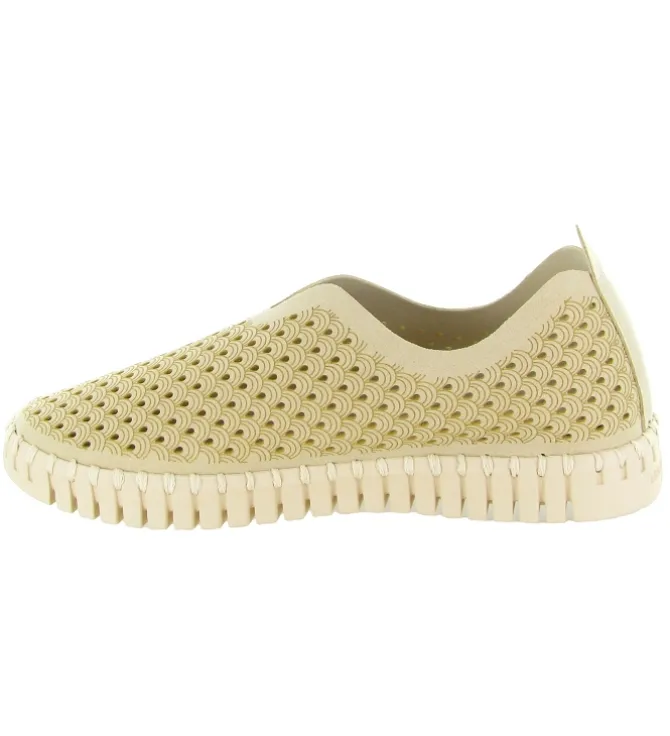 mocassins - Décontracté - femme - Nylon - Beige - Ilse jacobsen