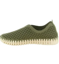 mocassins - Décontracté - femme - Nylon - Kaki - Ilse jacobsen