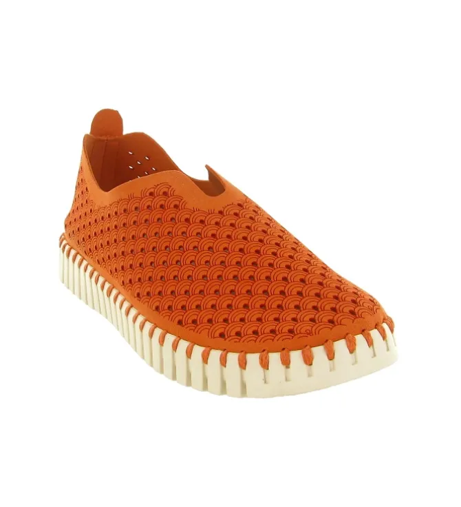mocassins - Décontracté - femme - Nylon - Orange - Ilse jacobsen