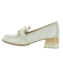 mocassins - Elégant - femme - Cuir - Beige - Hispanitas