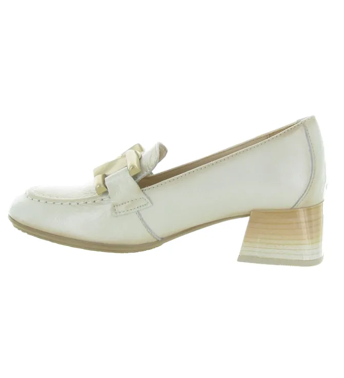 mocassins - Elégant - femme - Cuir - Beige - Hispanitas