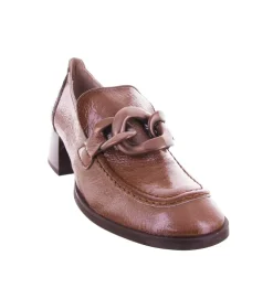 mocassins - Elégant - femme - Cuir - Bronze - Hispanitas