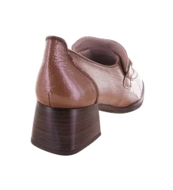 mocassins - Elégant - femme - Cuir - Bronze - Hispanitas