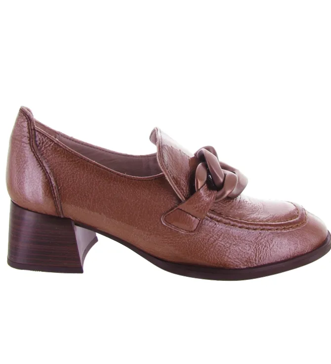 mocassins - Elégant - femme - Cuir - Bronze - Hispanitas