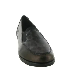 mocassins - Elégant - femme - Cuir - Bronze - Rieker
