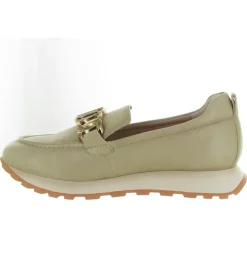 mocassins - Elégant - femme - Cuir - Beige - Hispanitas