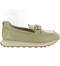 mocassins - Elégant - femme - Cuir - Beige - Hispanitas