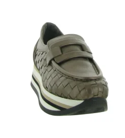 mocassins - Elégant - femme - Cuir - Bronze - Softwaves