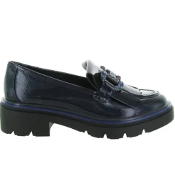 mocassins - Elégant - femme - Cuir - Bleu Marine - Regarde le ciel...