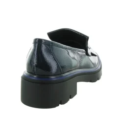 mocassins - Elégant - femme - Cuir - Bleu Marine - Regarde le ciel...