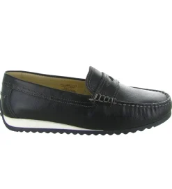 mocassins - Elégant - femme - Cuir - Bleu - Ara