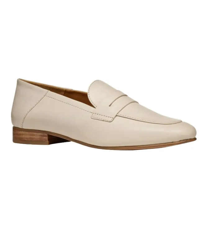 mocassins - Elégant - femme - Cuir - Beige - Geox