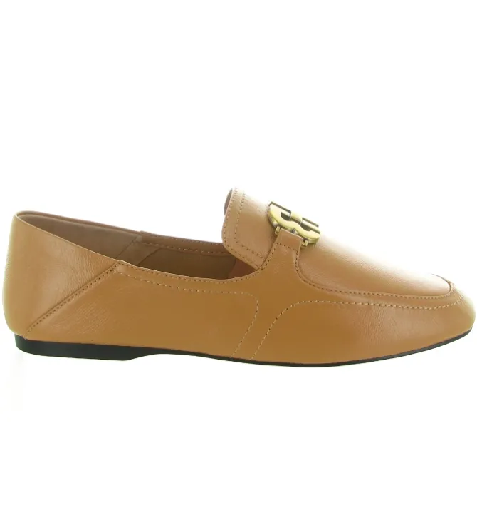 mocassins - Elégant - femme - Cuir - Beige - Bibi lou