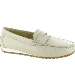 mocassins - Elégant - femme - Cuir - Crème - Ara