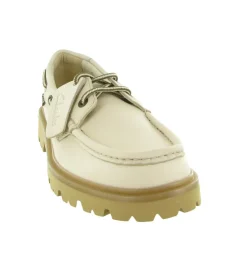 mocassins - Elégant - femme - Cuir - Crème - Clarks