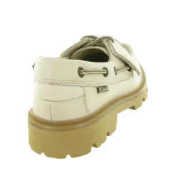 mocassins - Elégant - femme - Cuir - Crème - Clarks