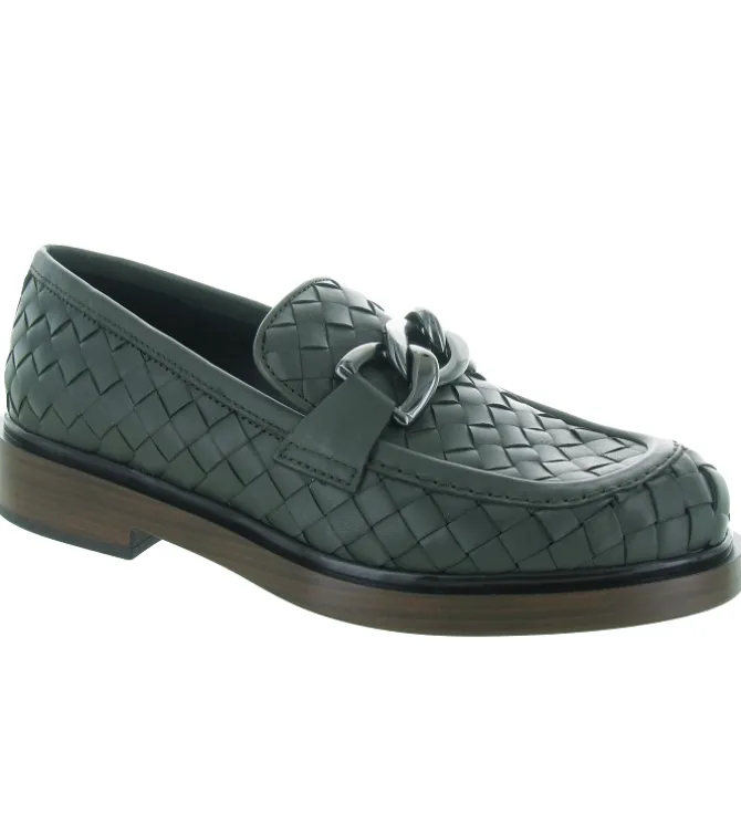 mocassins - Elégant - femme - Cuir - Kaki - Pons quintana