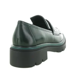 mocassins - Elégant - femme - Cuir - Kaki - Regarde le ciel...
