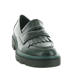 mocassins - Elégant - femme - Cuir - Kaki - Regarde le ciel...