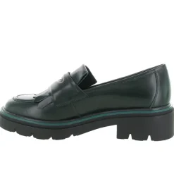 mocassins - Elégant - femme - Cuir - Kaki - Regarde le ciel...