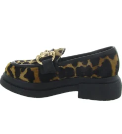 mocassins - Elégant - femme - Cuir - Léopard - Semerdjian