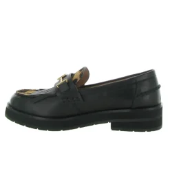 mocassins - Elégant - femme - Cuir - Léopard - Bibi lou