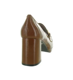 mocassins - Elégant - femme - Cuir - Marron - Julie dee