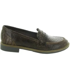mocassins - Elégant - femme - Cuir - Marron - Armando