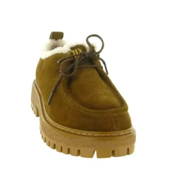 mocassins - Elégant - femme - Cuir - Marron - Bibi lou