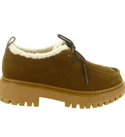 mocassins - Elégant - femme - Cuir - Marron - Bibi lou