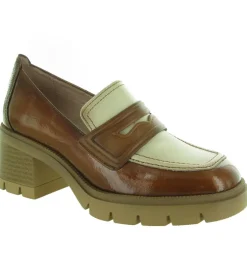 mocassins - Elégant - femme - Cuir - Marron - Hispanitas